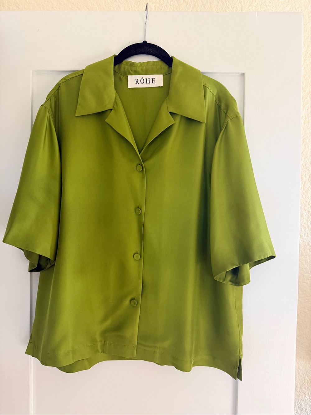 Rohe Camp Collar Silk Shirt